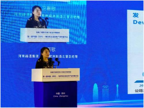 集團領導應邀參加首屆中國(鄭州)匈牙利交流合作產業對接大會,并做主題發言